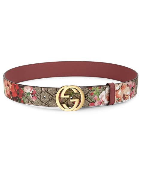 gucci floral belts women's.